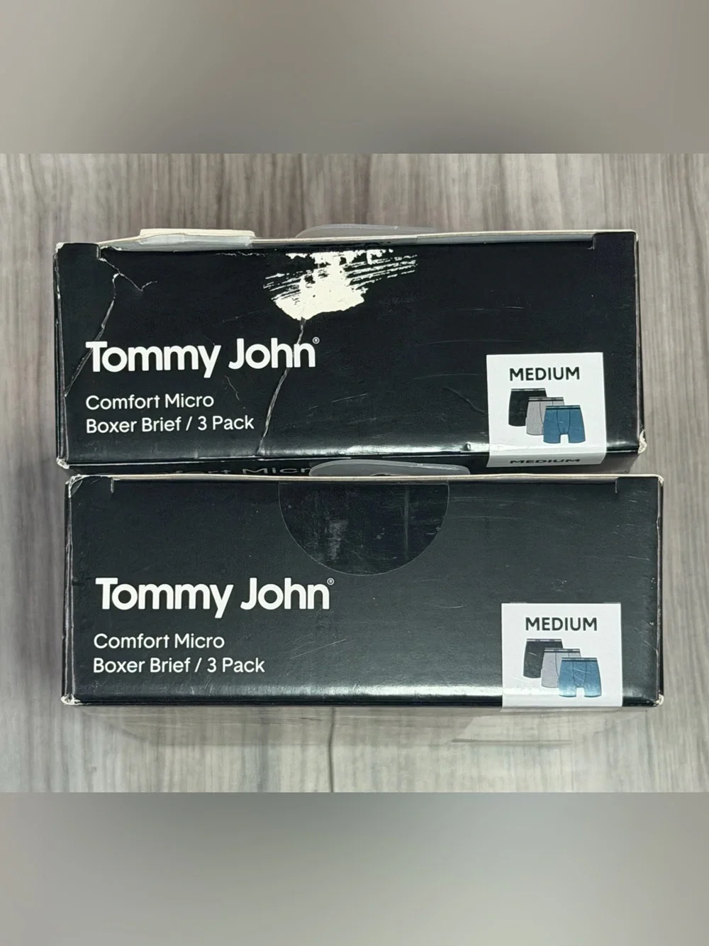 Tommy John Comfort Micro Boxer Briefs 2- 3 Packs 6 Pair Mens Medium 31-34 NEW